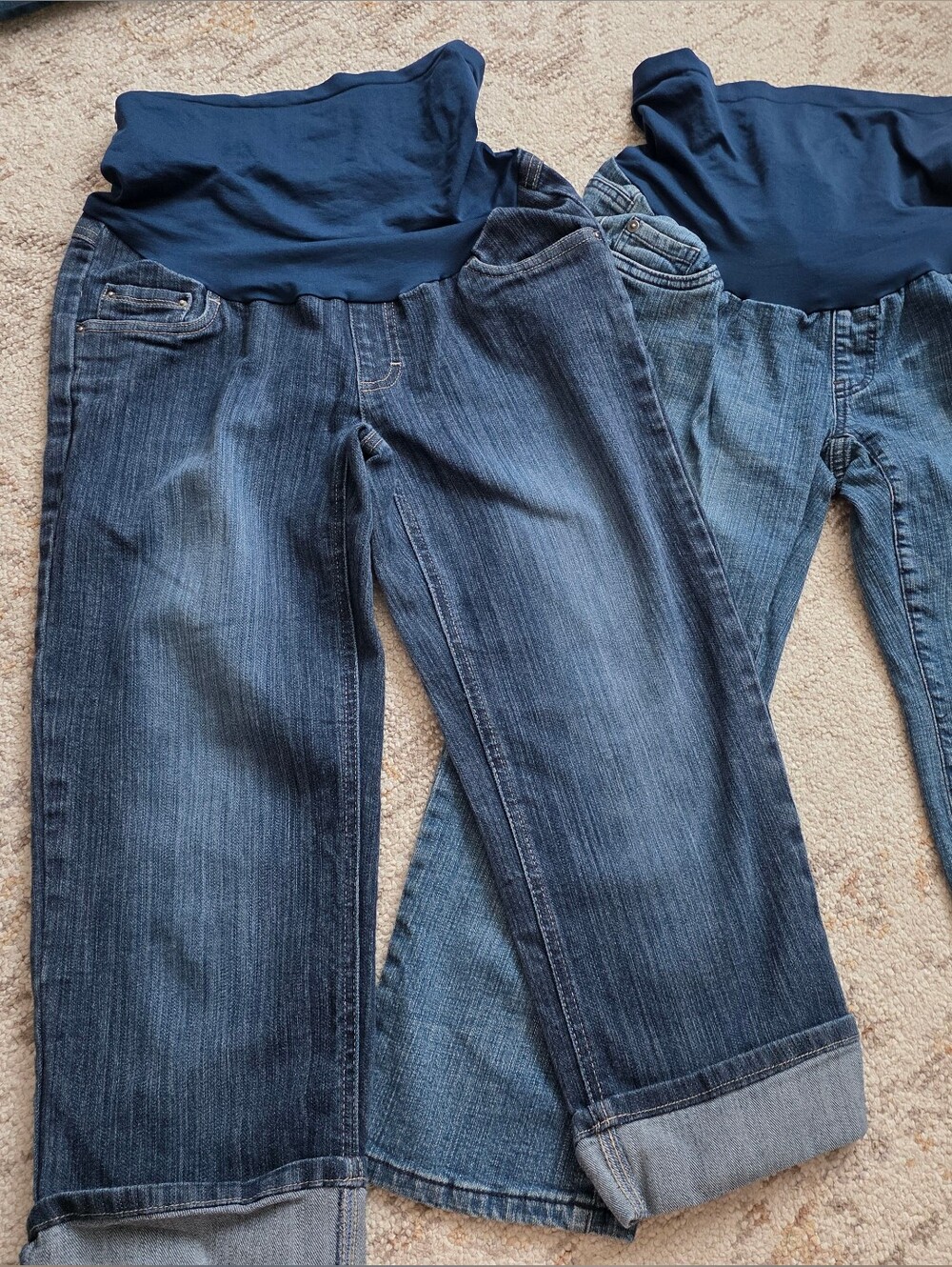 Oh Baby by Motherhood Blue Denim Maternity Jeans - 2 Pack